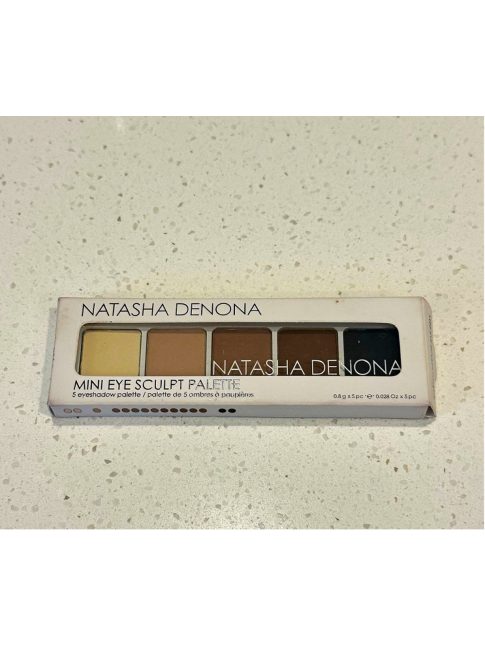 Natasha Denona Mini Eye Sculpt Palette Mini 5-Pan Matte Pressed Powder 0.14oz